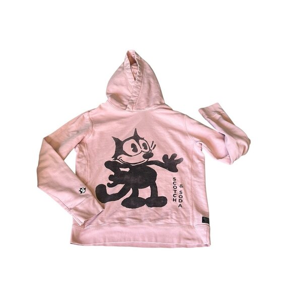 DreamWorks collab‎ Scotch Soda Felix Cat hoodie XL limited edition apricot - Picture 3 of 9